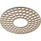 Ekena Millwork Fink Wood Fretwork Pierced Ceiling Medallion, Birch, 16"OD x 5 3/4"ID x 3/8"T CMWP16X16X0375FFBI - alternate 2